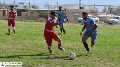 افتتاحیه مسابقات چهار جانبه فوتبال در نودان