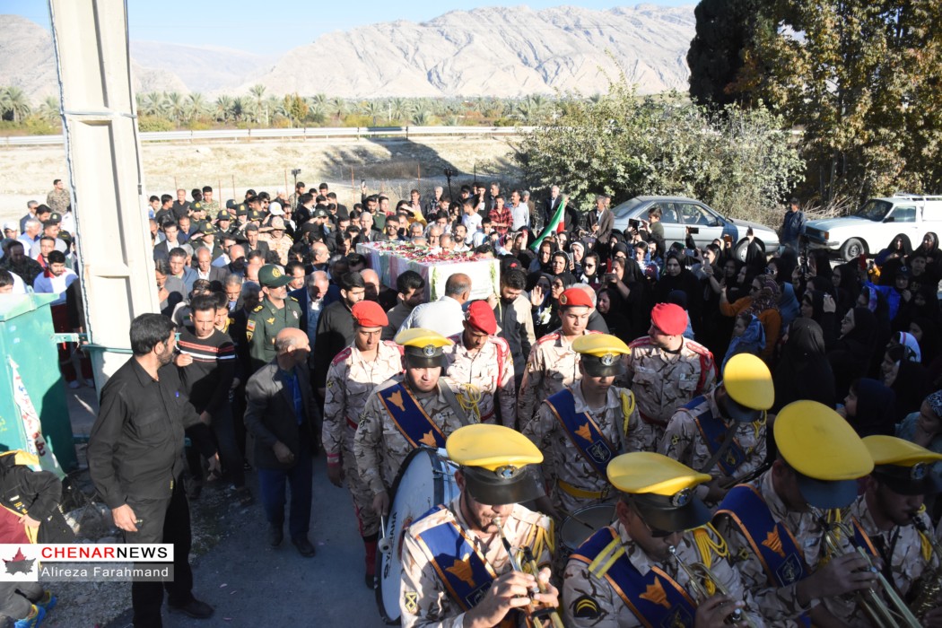 استقبال با شکوه از شهید گمنام 17 آذر 1402 در کوهچنار